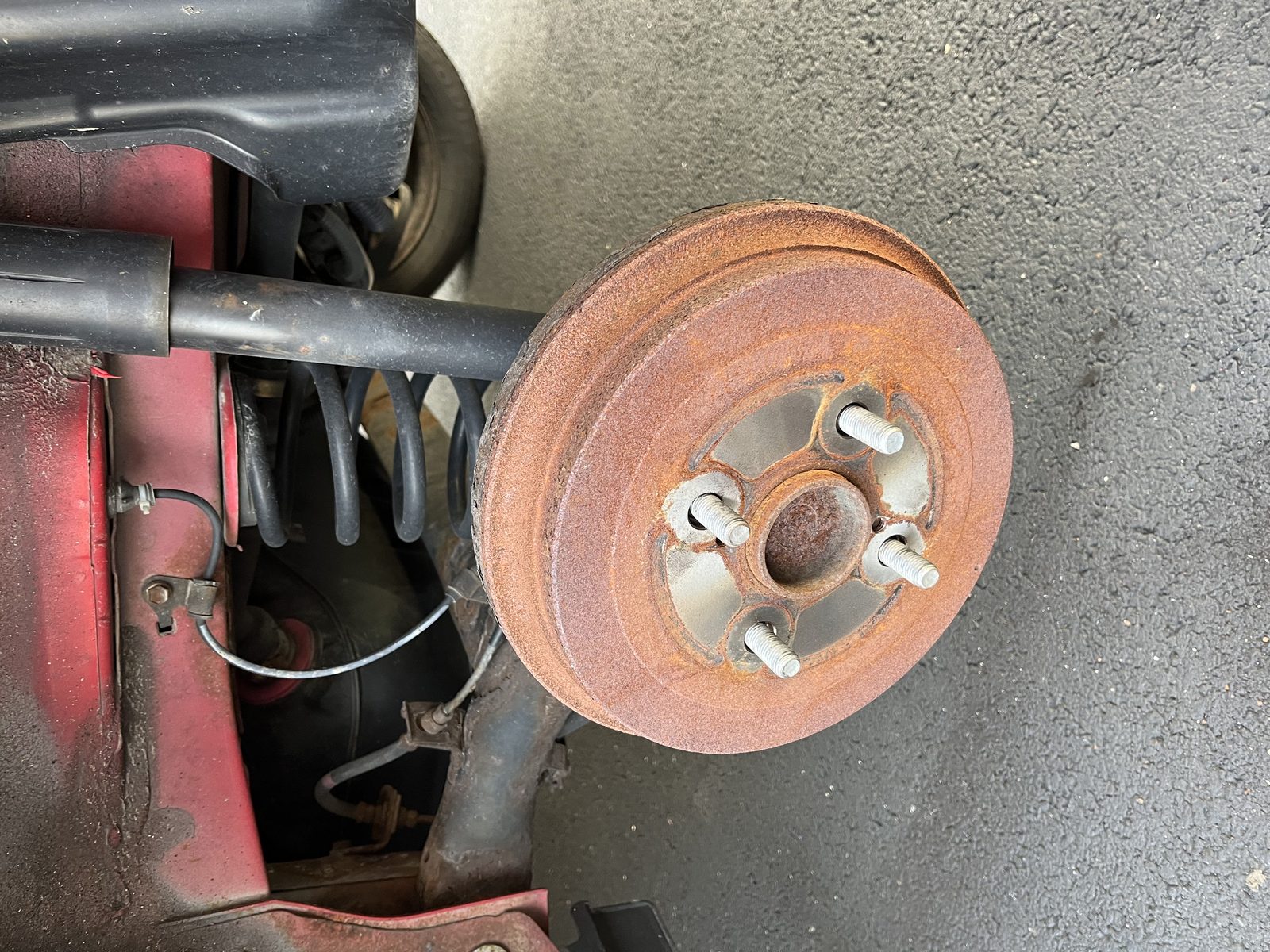 Drum brake build