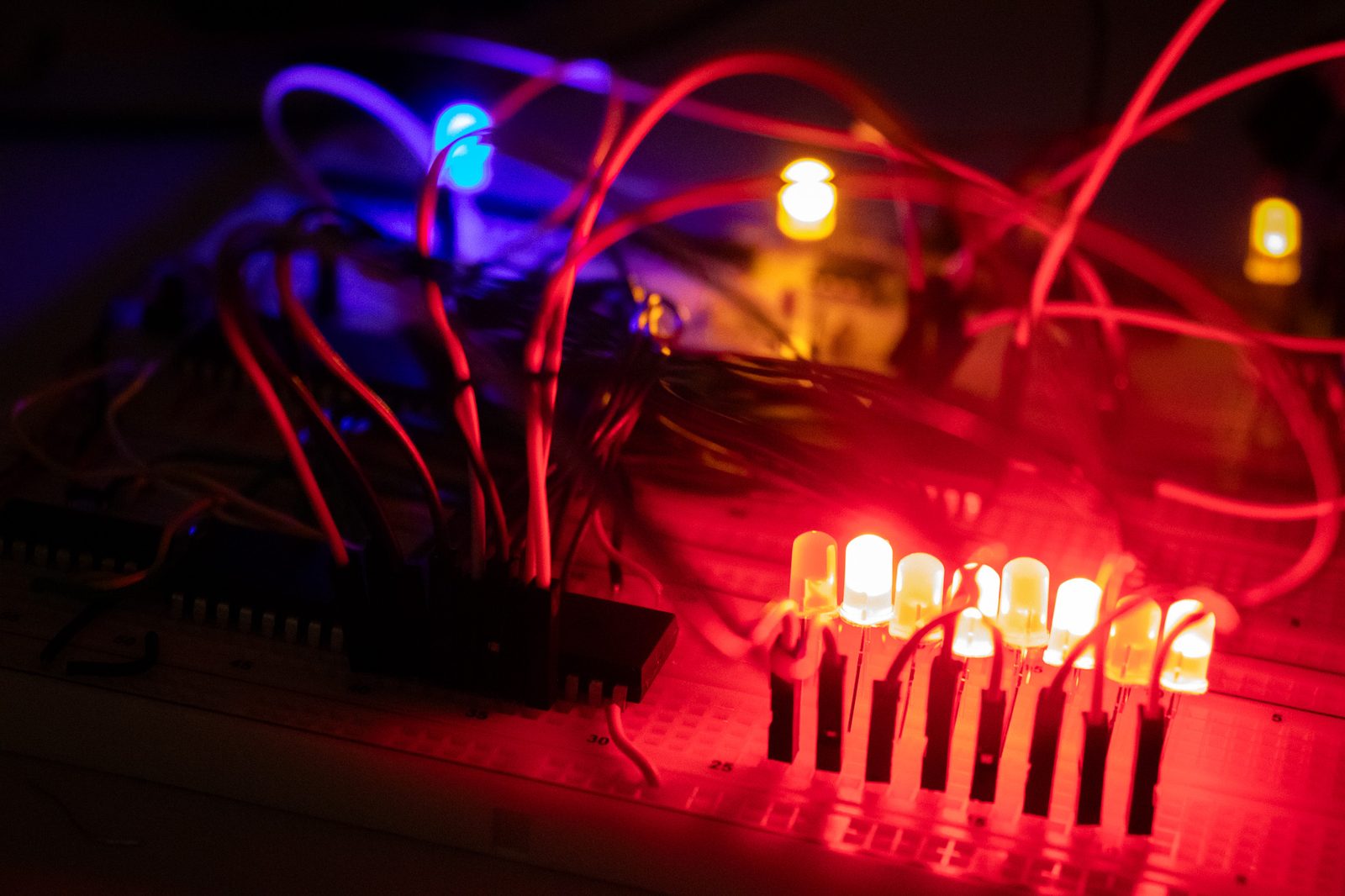 Flipping LEDs from hex 55 to AA