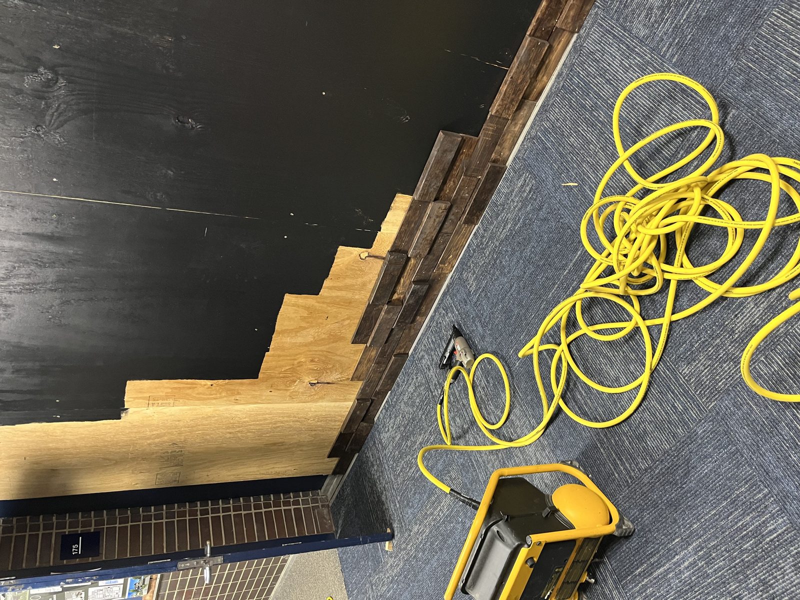 Putting up 2x4's