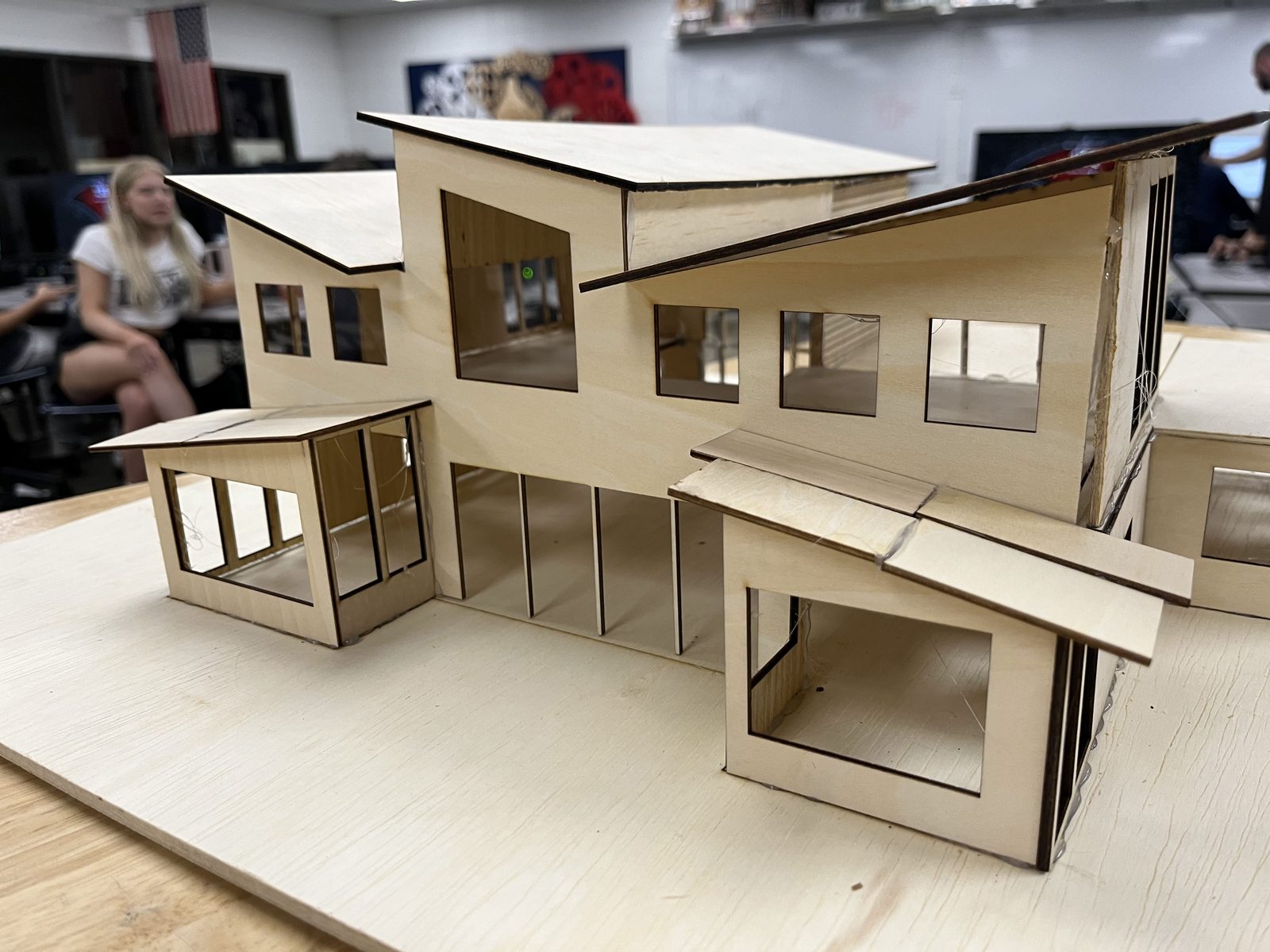 Back of Contemporary Home