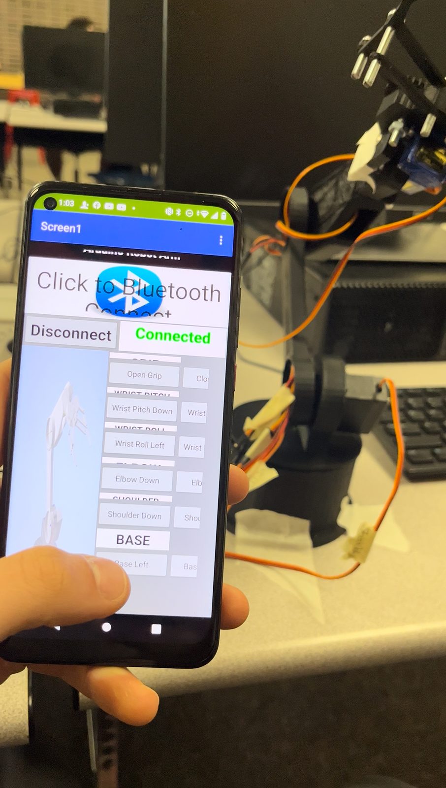 App control interface